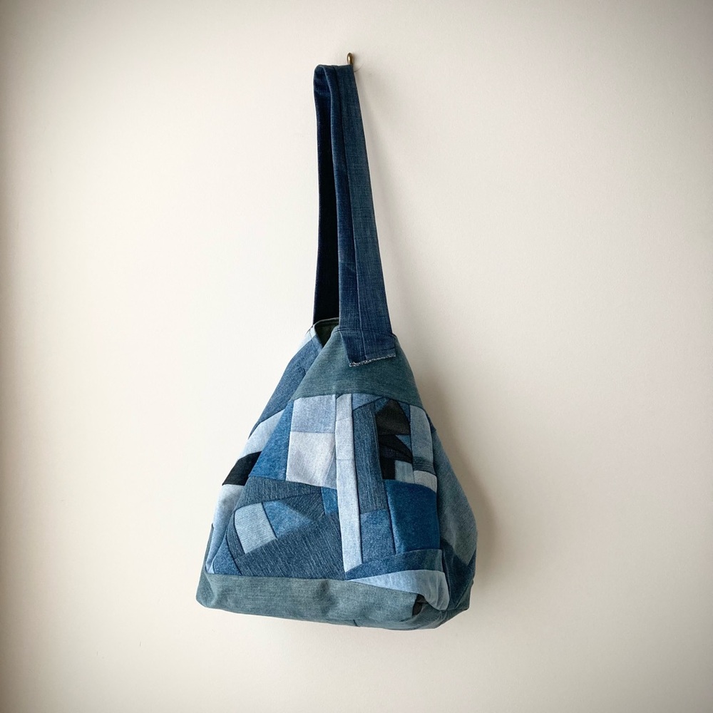 joodito origami japanese dumpling bag sling oversized slouchy hobo crossbody eco - Picture 3 of 10